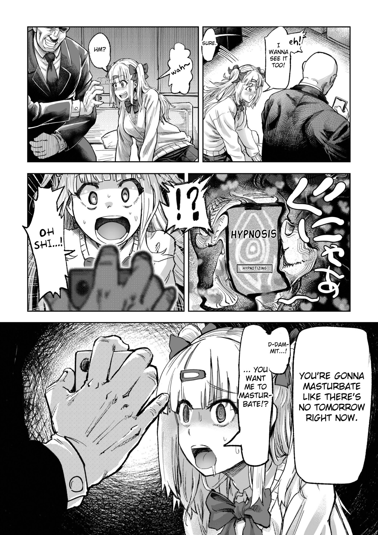 Hentai Manga Comic-A Gyaru Tried Using Hypnosis But it Backfired on Her-Read-5